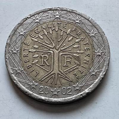 🌹外币初藏🌹🐯2026年第8场  每周二四六晚8️⃣点 接代拍 - 法国2002年2欧元