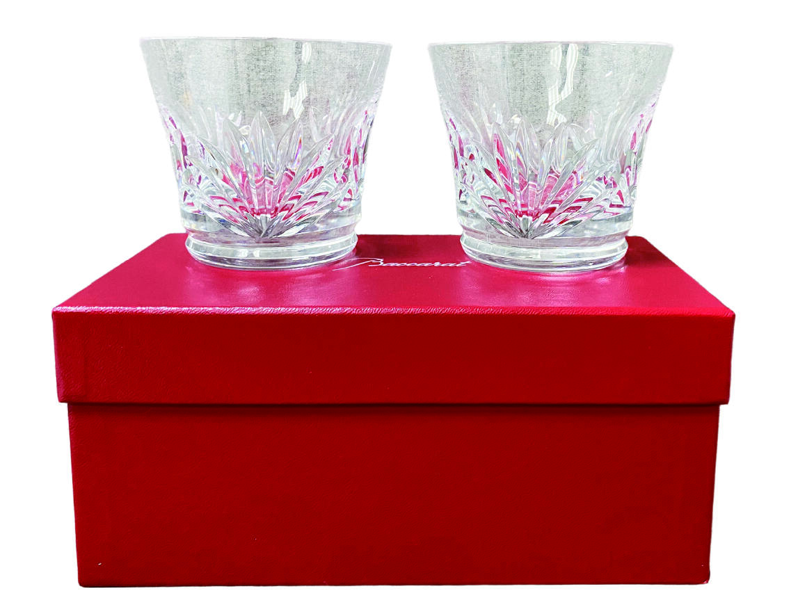 上海拍卖行2025年秋季古董珍玩拍卖会 法国Baccarat经典款2024版水晶威士忌杯(全新,原装盒)