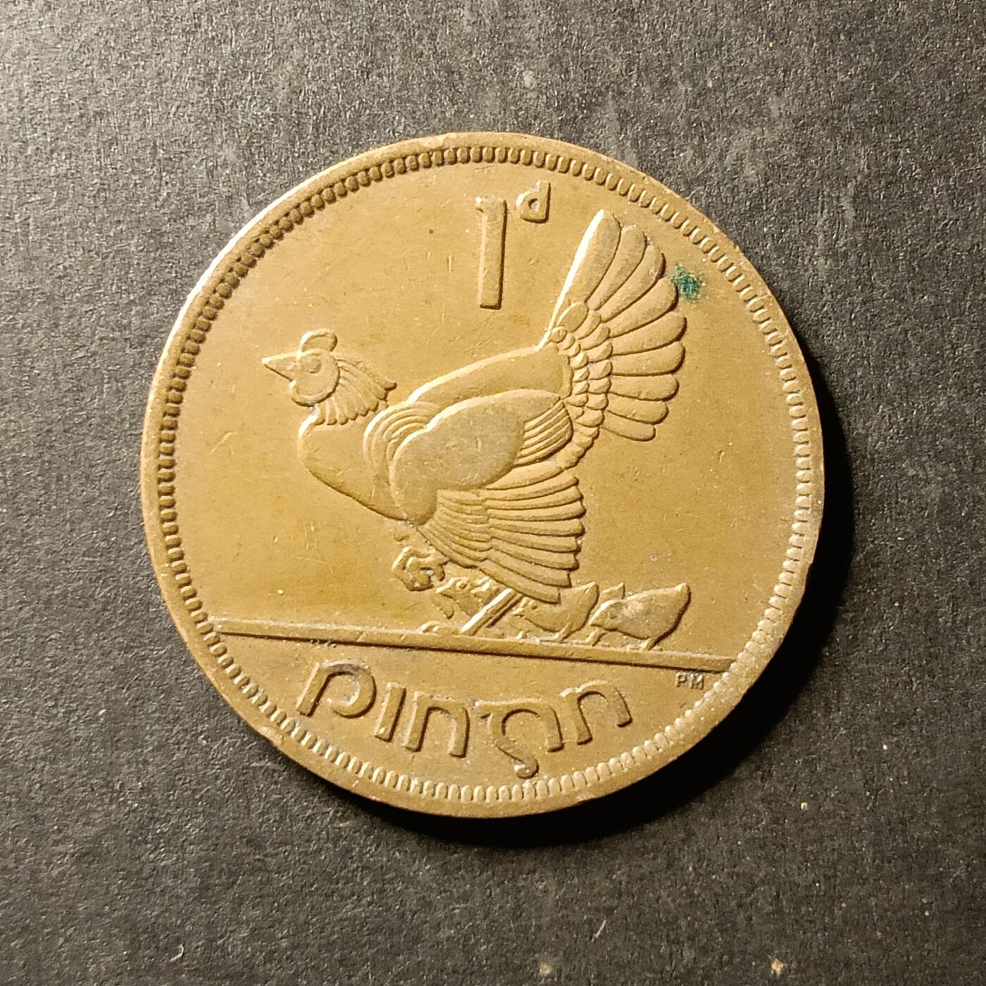 逸泉钱币2026A第世界钱币纪念币专场A第三场A401-701 448 爱尔兰母鸡一便士铜币