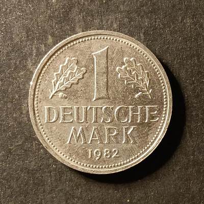 逸泉钱币2026A世界散币纸币纪念币专场A第一场 - 358 联邦德国1马克镍币