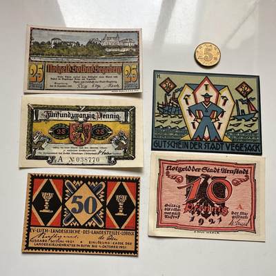 🌹外币初藏🌹🐯2026年第8场  每周二四六晚8️⃣点 接代拍 - 德国一战时期紧急币—6