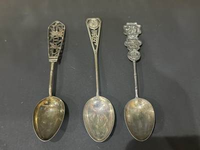 海外回流精品专场（鸽子请绕行） - 欧洲回流清代纯银勺子三把-35.7克