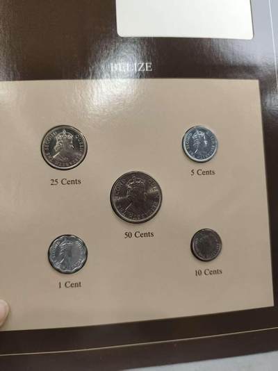 G&W世界散币，银币处理专场（第43场） - 富兰克林-伯利兹5枚套