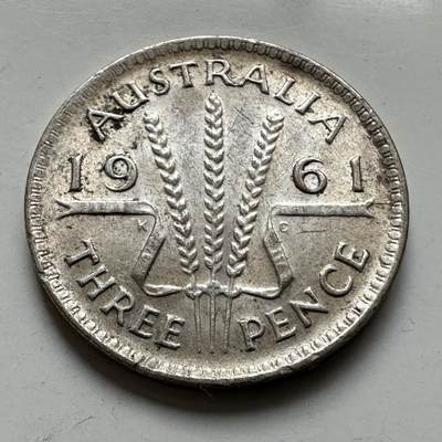 🌹外币初藏🌹🐯2026年第8场  每周二四六晚8️⃣点 接代拍 - 澳大利亚1961年三便士银币