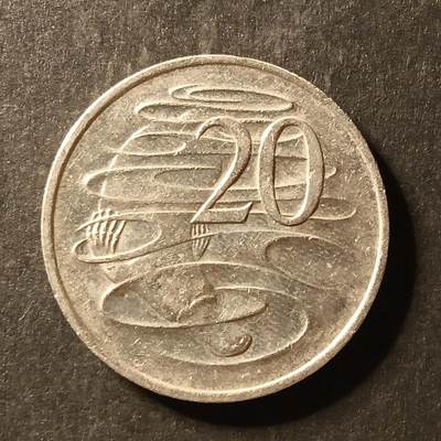 逸泉钱币2026A世界散币纸币纪念币专场A第一场 - 386 鸭嘴兽澳大利亚20分硬币