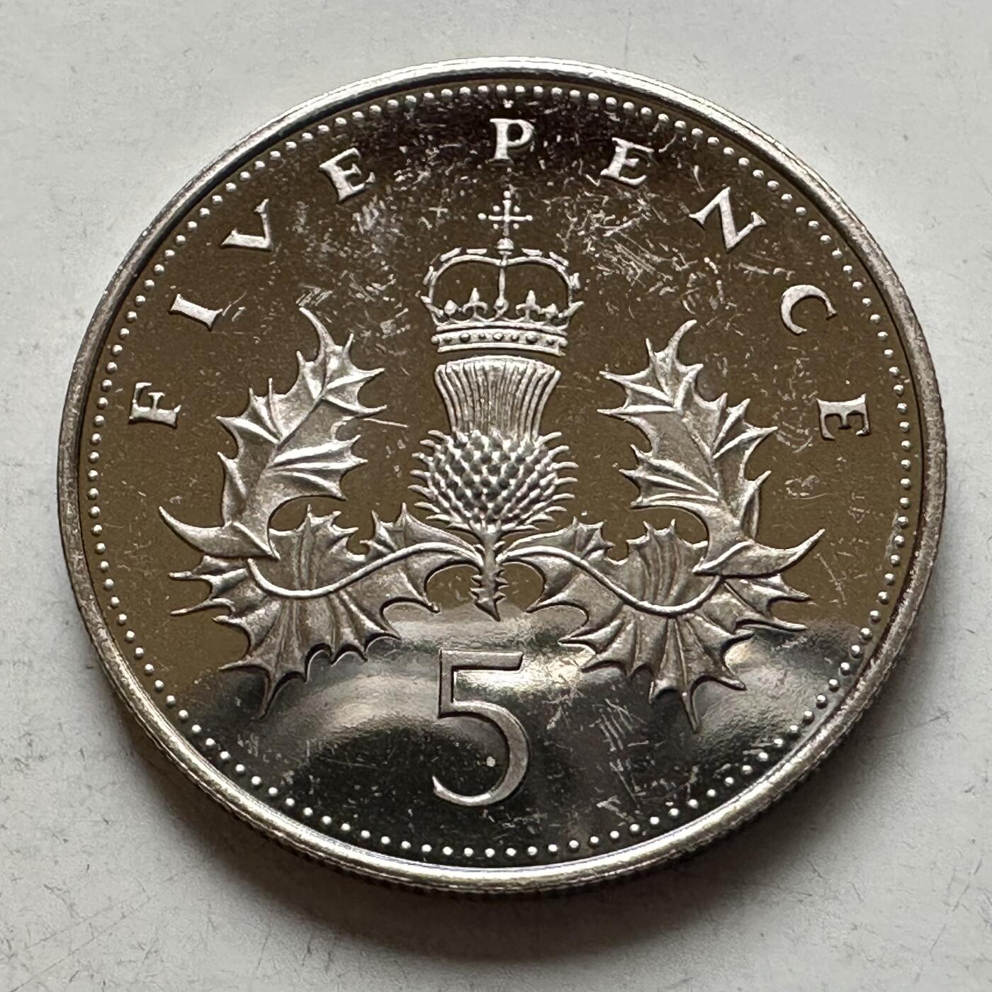 🌹外币初藏🌹🐯2026年第8场  每周二四六晚8️⃣点 接代拍 英国1989年5便士 精制币