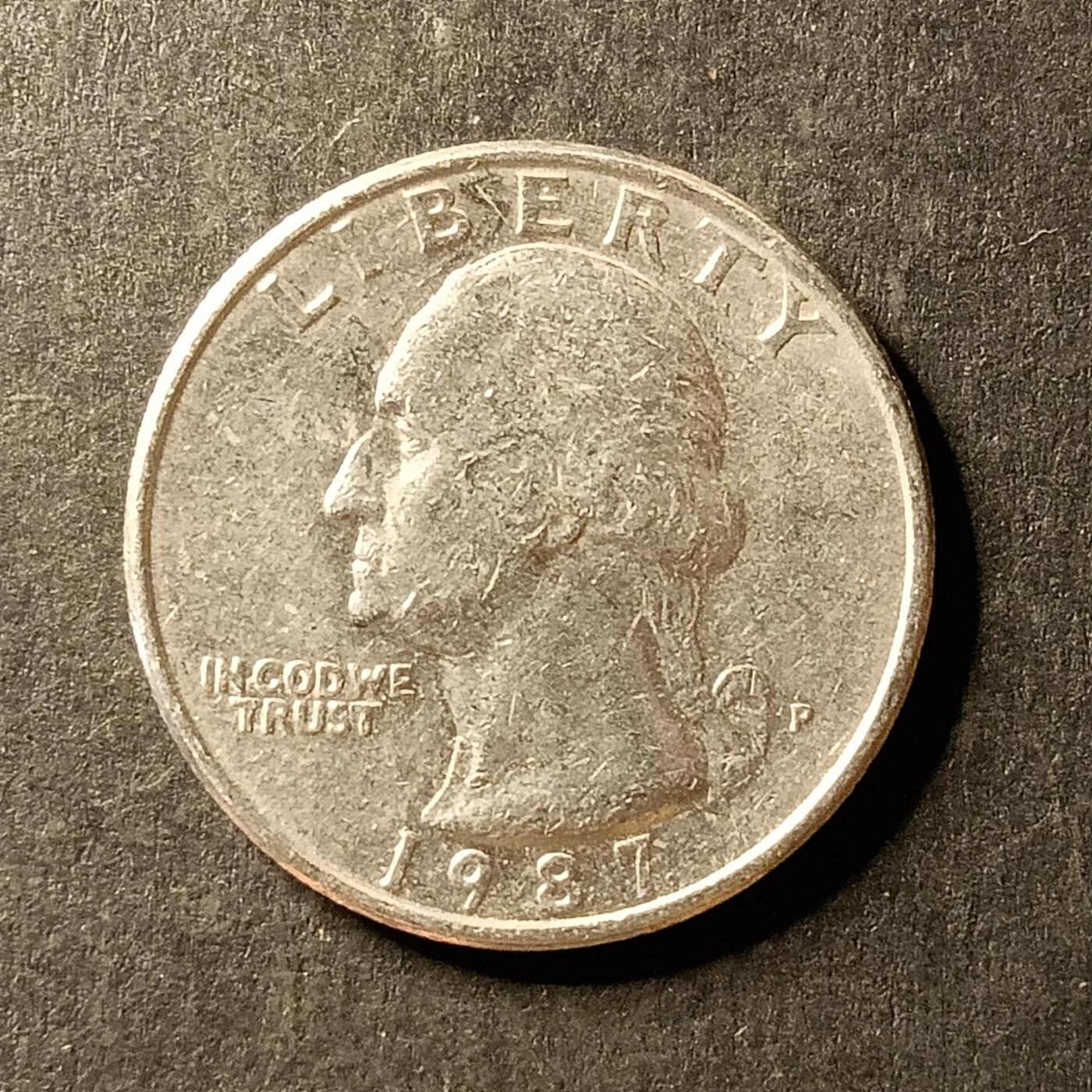 逸泉钱币2026A世界散币纸币纪念币专场A第一场 362 美国华盛顿老鹰25美分