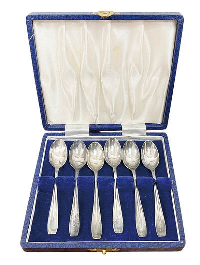 上海拍卖行2025年秋季古董珍玩拍卖会 - 德国镀银咖啡勺(原装盒)