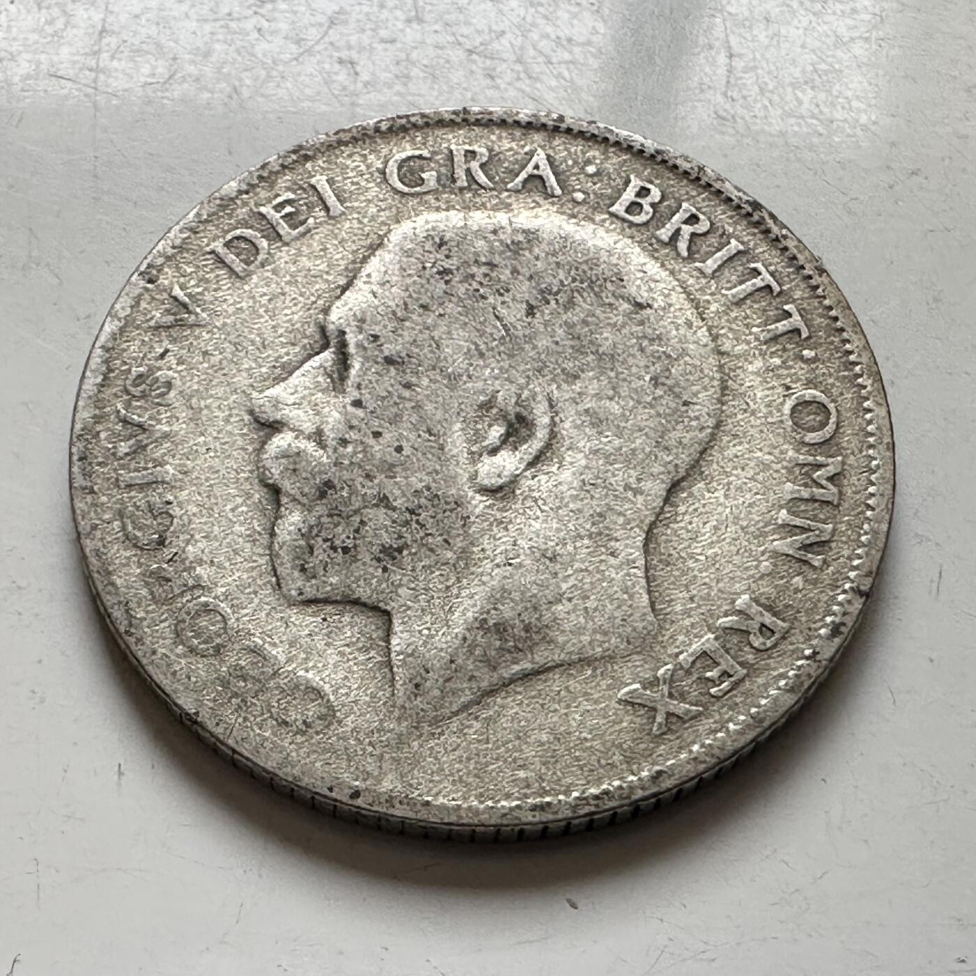 🌹外币初藏🌹🐯2026年第8场  每周二四六晚8️⃣点 接代拍 英国1922年1先令银币 5.65克50%银 a