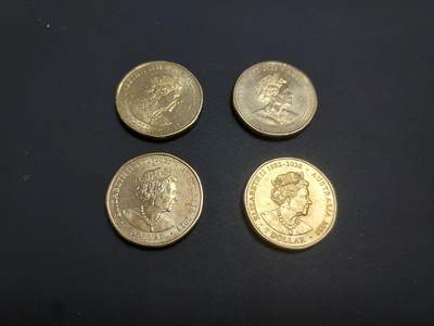 博彦收藏   1月19日 8点 钱币专场 全场包邮 - 2023 澳洲女足世界杯纪念币4全 （C）