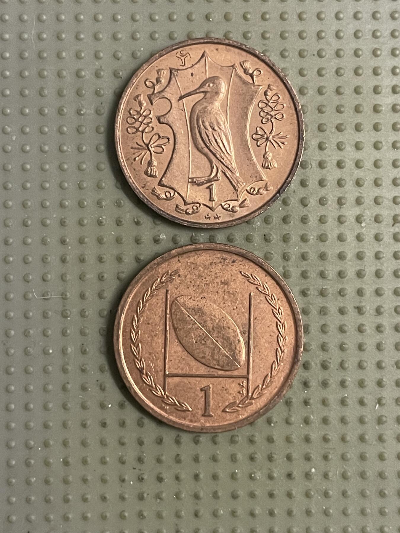 2026年第12场各国散币拍卖（总第162场）16.17两天外出，18号可以发货 马恩岛1便士2枚