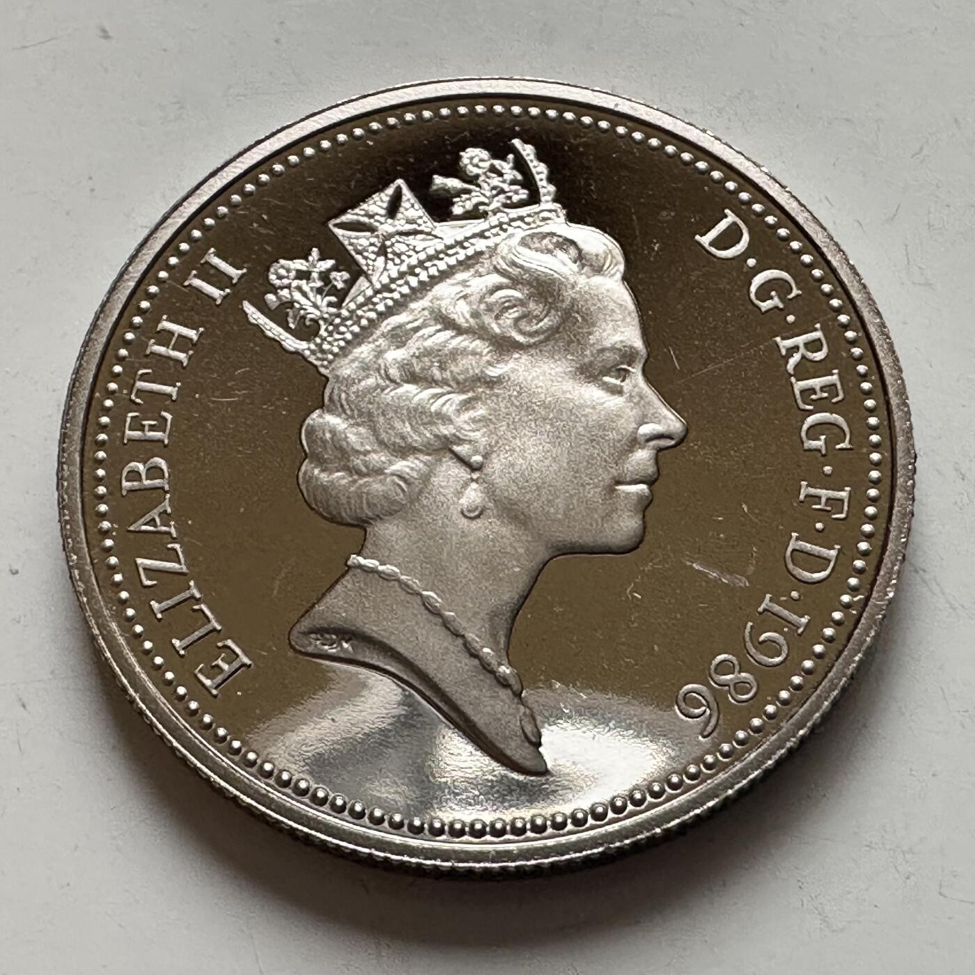 🌹外币初藏🌹🐯2026年第8场  每周二四六晚8️⃣点 接代拍 英国1986年5便士 精制币