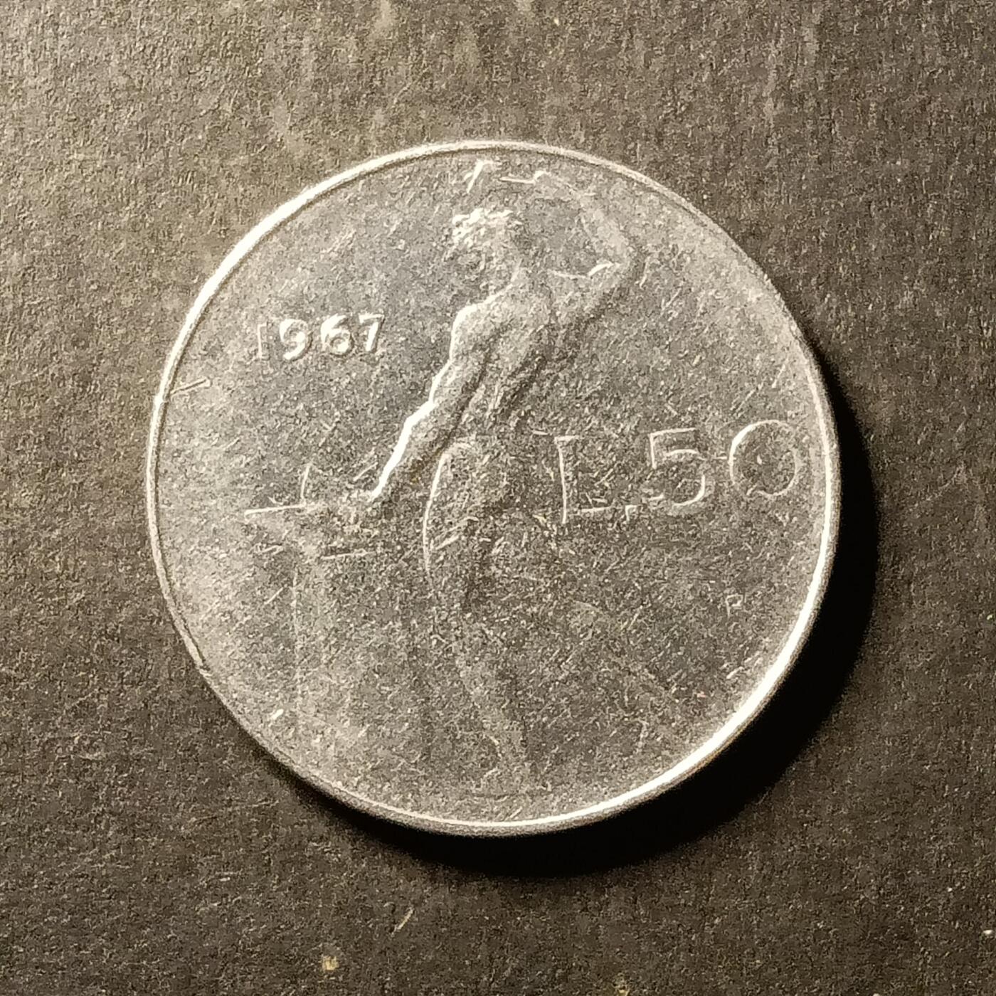 逸泉钱币2026A世界散币纸币纪念币专场A第一场 374 意大利50锻冶男神