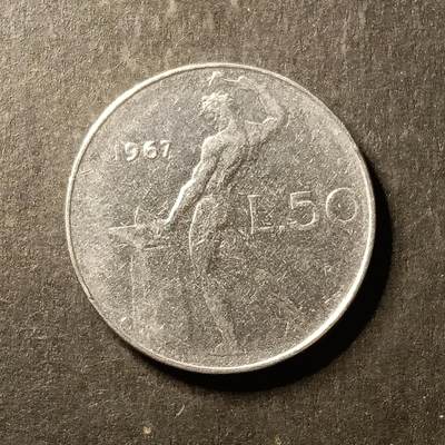 逸泉钱币2026A世界散币纸币纪念币专场A第一场 - 374 意大利50锻冶男神