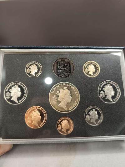 G&W世界散币，银币处理专场（第43场） - 根西岛1987年8枚套