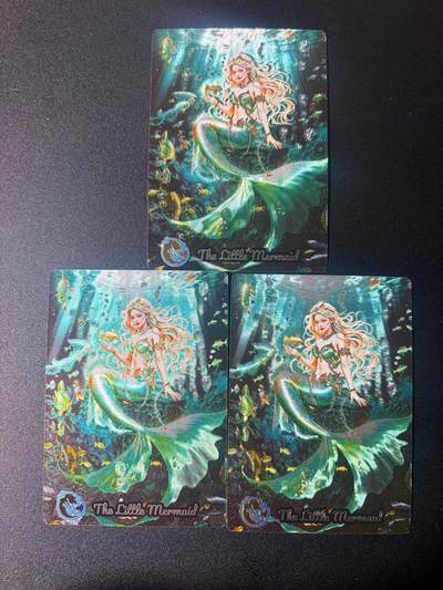 NO.21 好又多金牌大场，新店点关注不迷路！每周一站式配齐，方便凑单！（周6晚8点截拍，卖家送拍0抽成！） - 奇点卡牌 人鱼公主 粗闪3张