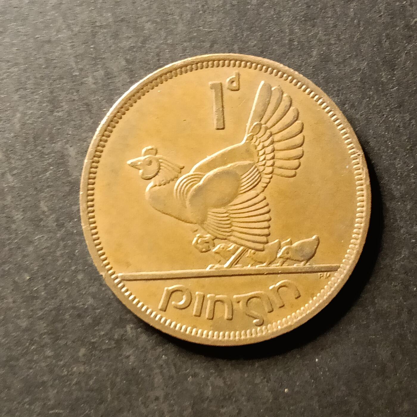 逸泉钱币2026A第世界钱币纪念币专场A第三场A401-701 450 爱尔兰母鸡一便士铜币