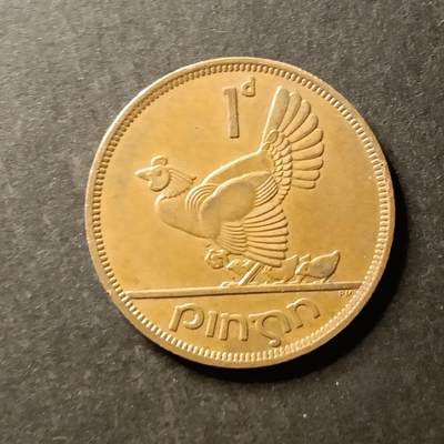 逸泉钱币2026A第世界钱币纪念币专场A第三场A401-701 - 450 爱尔兰母鸡一便士铜币