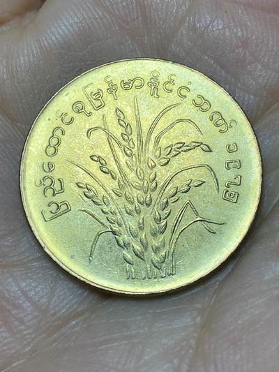 2026年第八场(总第一百七十七场）外国好品散币场(免佣金) - 缅甸🇲🇲1975年50缅分(独立后第四套，FAO流通硬币)