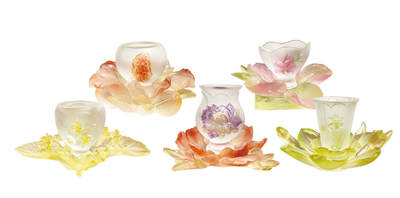 上海拍卖行2025年秋季古董珍玩拍卖会 - 琉璃金舍作品"宝莲之泉"