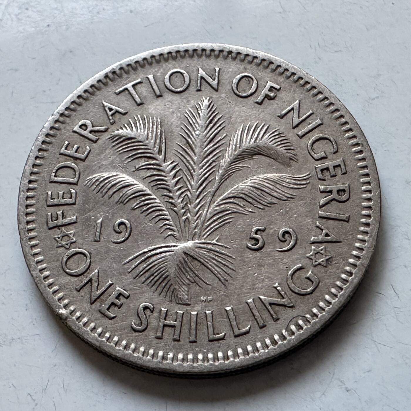 🌹外币初藏🌹🐯2026年第8场  每周二四六晚8️⃣点 接代拍 英属尼日利亚1959年一先令