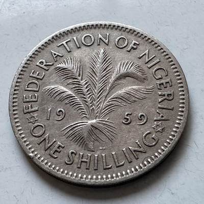 🌹外币初藏🌹🐯2026年第8场  每周二四六晚8️⃣点 接代拍 - 英属尼日利亚1959年一先令