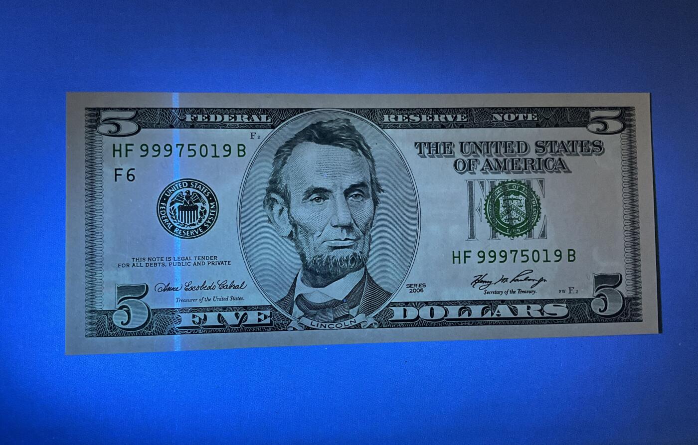 【礼羽收藏】🌏世界钱币拍卖第120期 美国1-5美元一组共21张:①06版黑白大头5美元 豹子头无4靓号②1美元倒置+圆圆捆拆挑出无3457的朦胧靓号(含双尾等20张)均绝品无斑