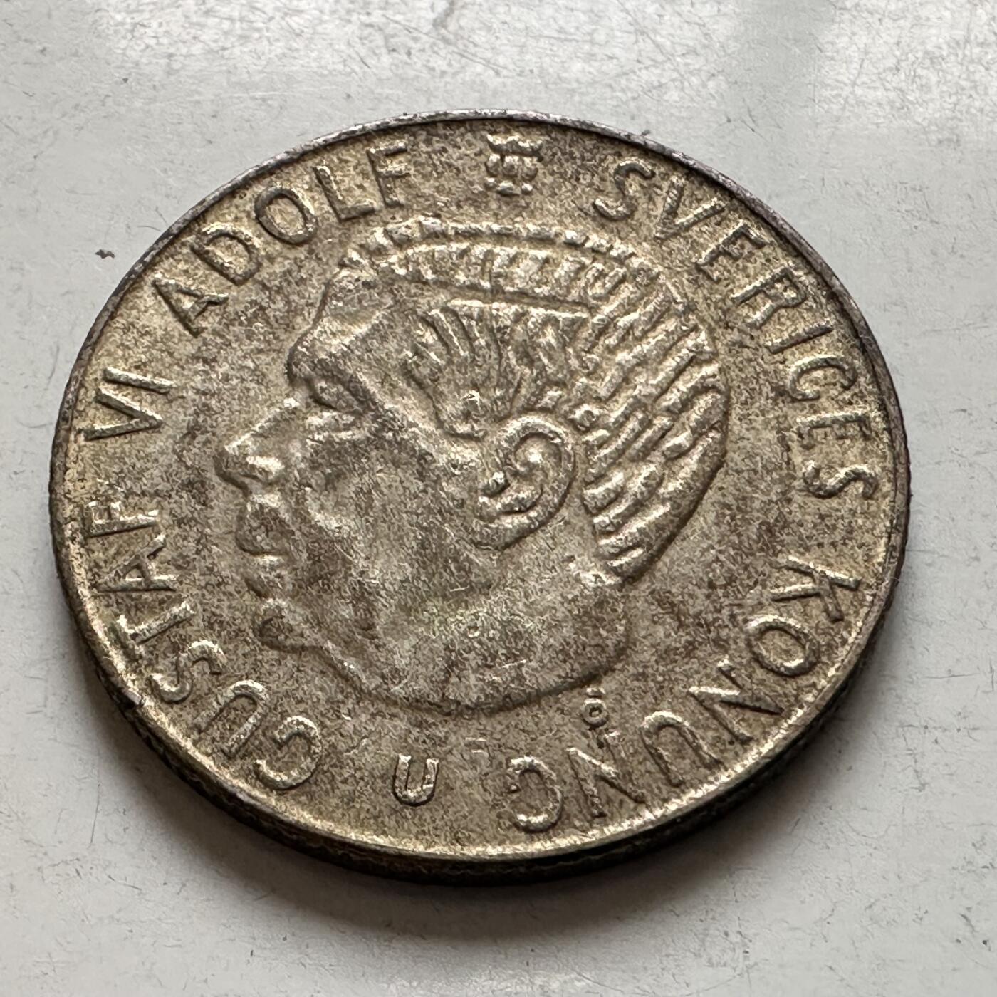 🌹外币初藏🌹🐯2026年第8场  每周二四六晚8️⃣点 接代拍 瑞典1967年一克朗银币 7克40%银