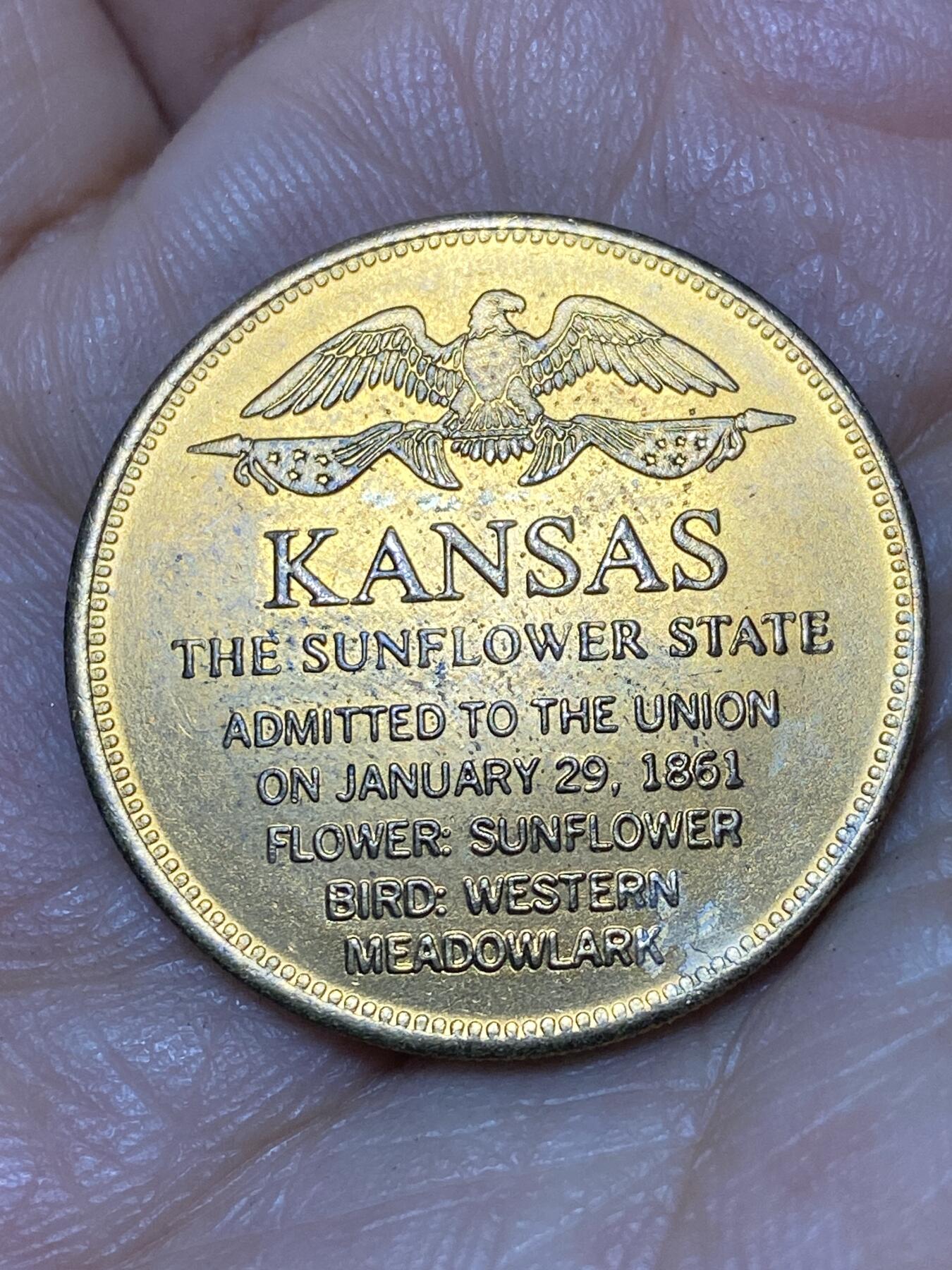 2026年第八场(总第一百七十七场）外国好品散币场(免佣金) 美国🇺🇸堪萨斯州纪念章