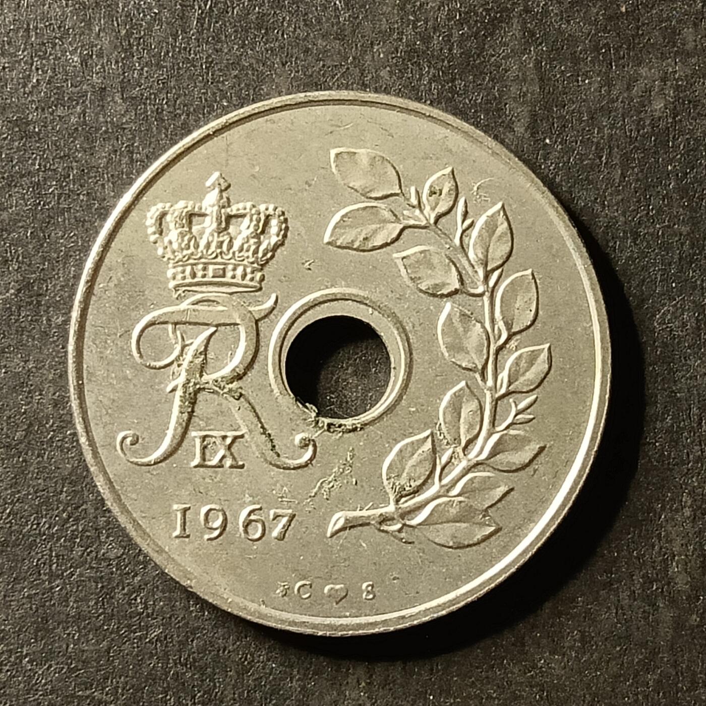 逸泉钱币2026A世界散币纸币纪念币专场A第一场 334 丹麦25 欧尔