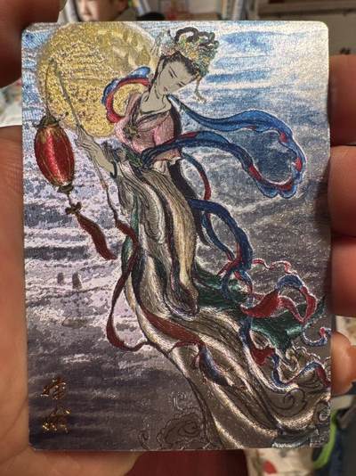 月落卡牌大清仓第4期 - 昆仑万象  权迎东  嫦娥奔月  粗闪工艺特卡