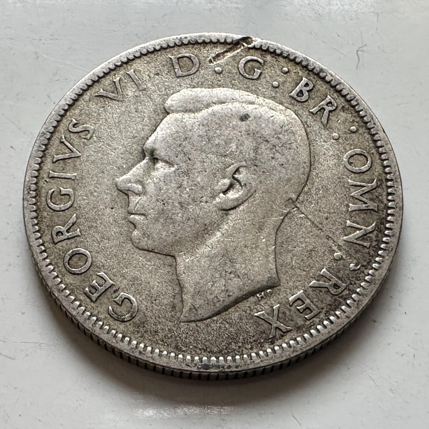 🌹外币初藏🌹🐯2026年第8场  每周二四六晚8️⃣点 接代拍 英国1942年2先令银币 11.3克50%银 b