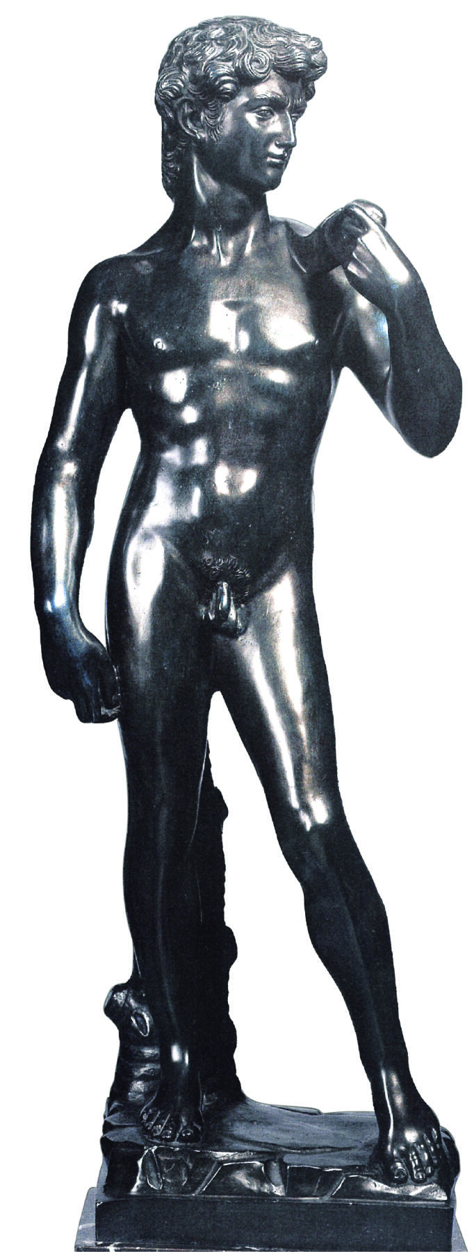 上海拍卖行2025年秋季古董珍玩拍卖会 铜雕塑摆件《大卫》