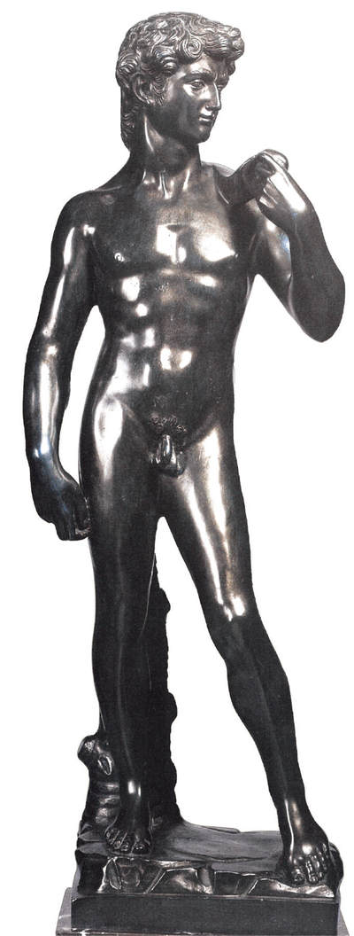 上海拍卖行2025年秋季古董珍玩拍卖会 - 铜雕塑摆件《大卫》