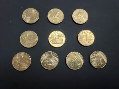 博彦收藏   1月19日 8点 钱币专场 全场包邮 - 2023 澳洲 Australia Big Thing 第一组 10全