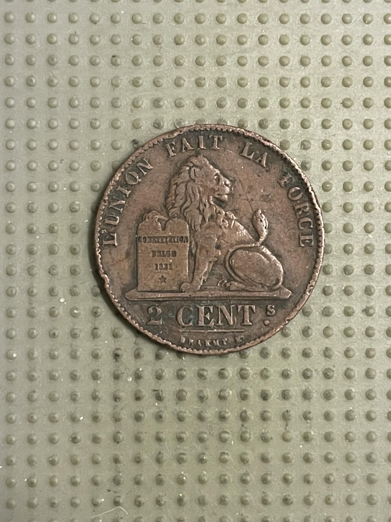 2026年第12场各国散币拍卖（总第162场）16.17两天外出，18号可以发货 比利时1863年2分