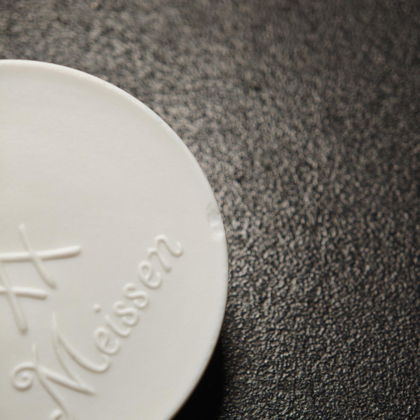 【德藏】世界币章拍卖第162期（拍品征集中~欢迎藏友联系） 4枚一组 德国迈森白色陶瓷纪念章 详细尺寸请看拍品介绍