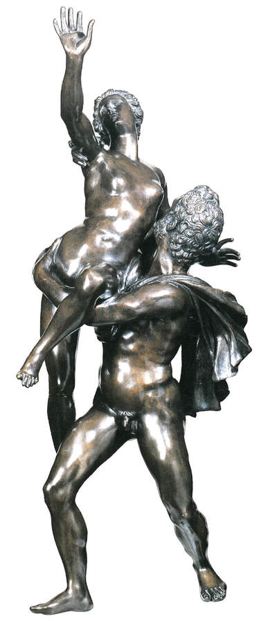 上海拍卖行2025年秋季古董珍玩拍卖会 - 铜雕塑作品《萨宾人的掠夺》