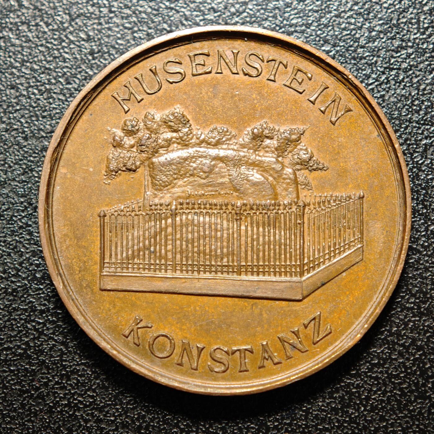 【德藏】世界币章拍卖第162期（拍品征集中~欢迎藏友联系） 1915年 捷克宗教思想家、哲学家、改革家约翰·胡斯殉道500周年高浮雕纪念铜章 直径约：33.8mm；重约：14.4g