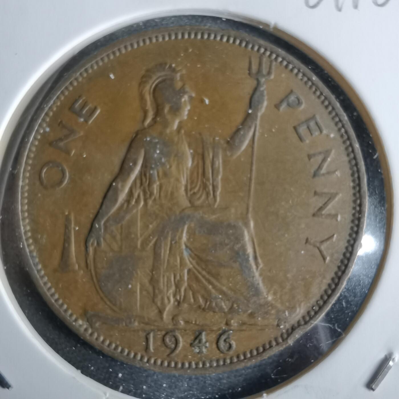 沼泽如烟--第961场 英国1946年1便士