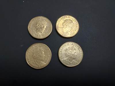 博彦收藏   1月19日 8点 钱币专场 全场包邮 - 2022 澳洲恐龙纪念币4枚一组 (G)