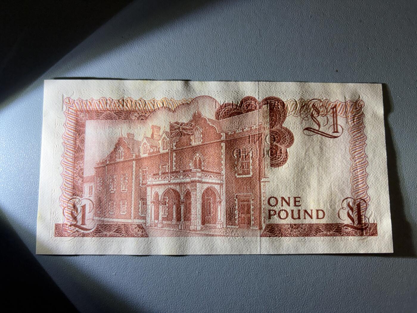 咖啡豆•收藏 2026年Jan_21th世界各国纸币拍卖 直布罗陀 1975年 1镑 全新UNC 外国纸币 女王钞