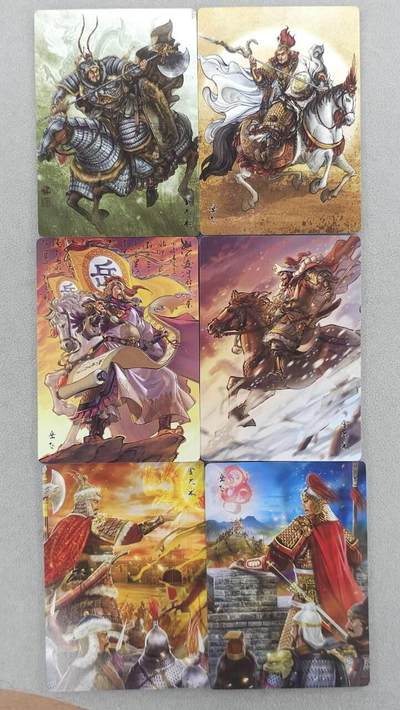 满200包邮！！龙虎卡牌-七二场（满200元包邮，无佣金，每周六结拍，欢迎送拍） - 普卡6张 苍海承风 满江红 岳飞&金兀术 对卡