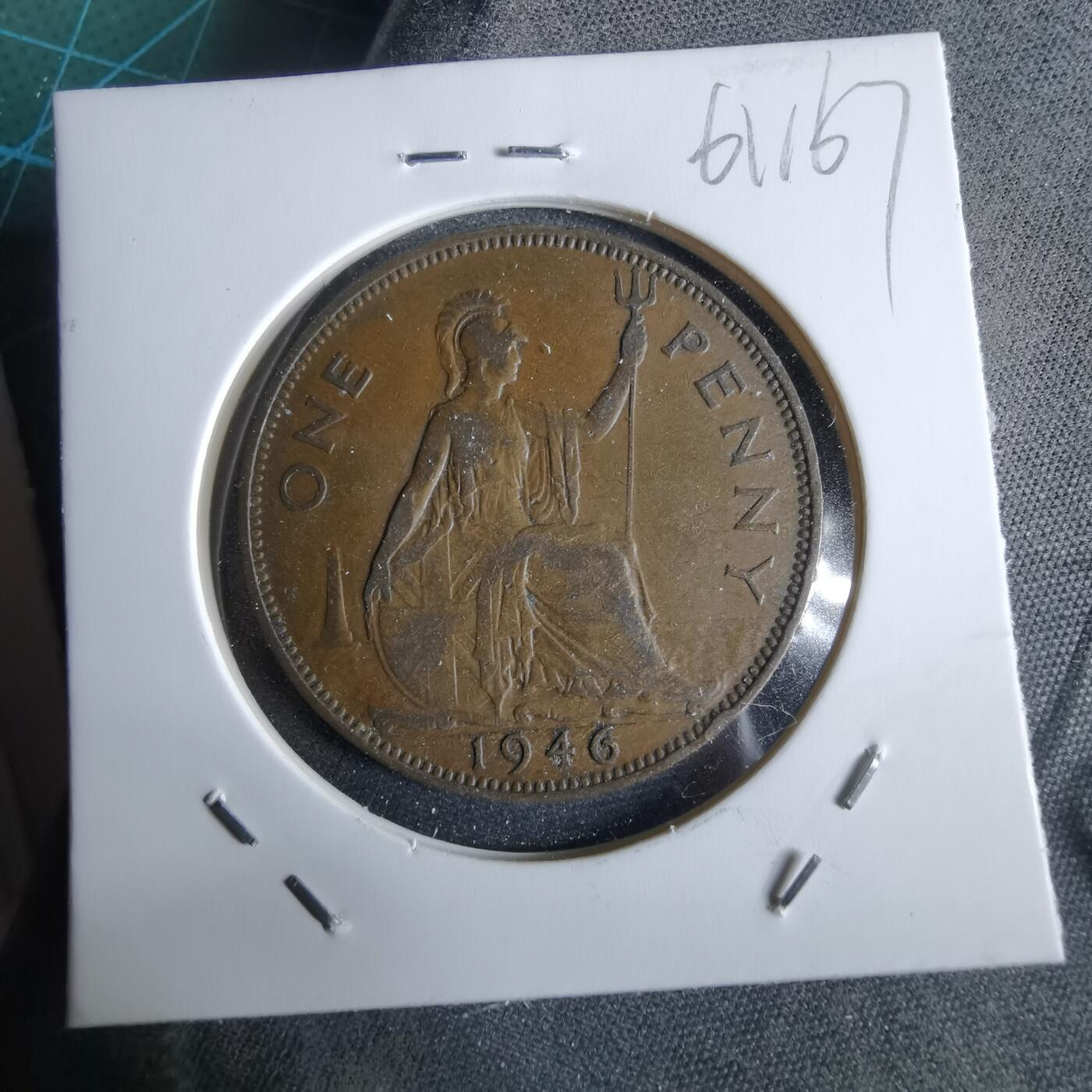 沼泽如烟--第961场 英国1946年1便士