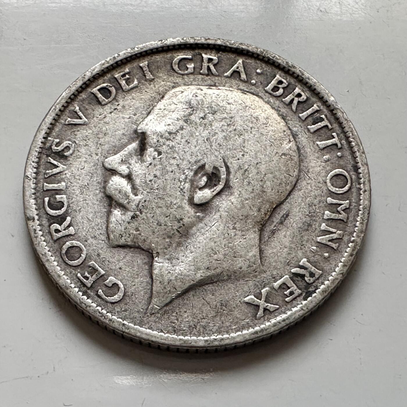 🌹外币初藏🌹🐯2026年第8场  每周二四六晚8️⃣点 接代拍 英国1916年1先令银币 5.65克92.5%高银