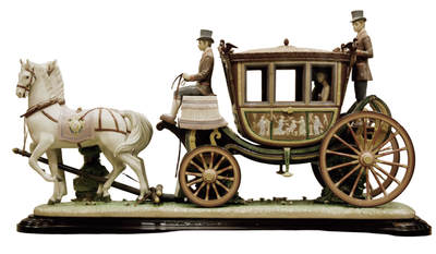 上海拍卖行2025年秋季古董珍玩拍卖会 - 西班牙雅致特别限量版作品《皇家马车》(L:80cm)