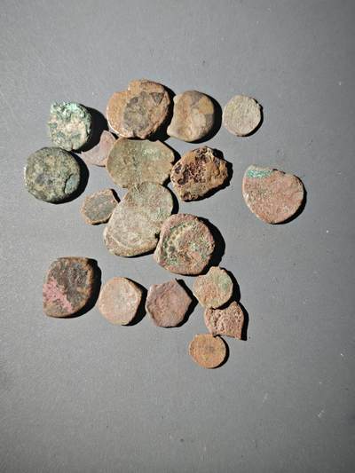 108期新疆红钱粟特钱币丝路钱币专场 - A4丝路铜币一组20个