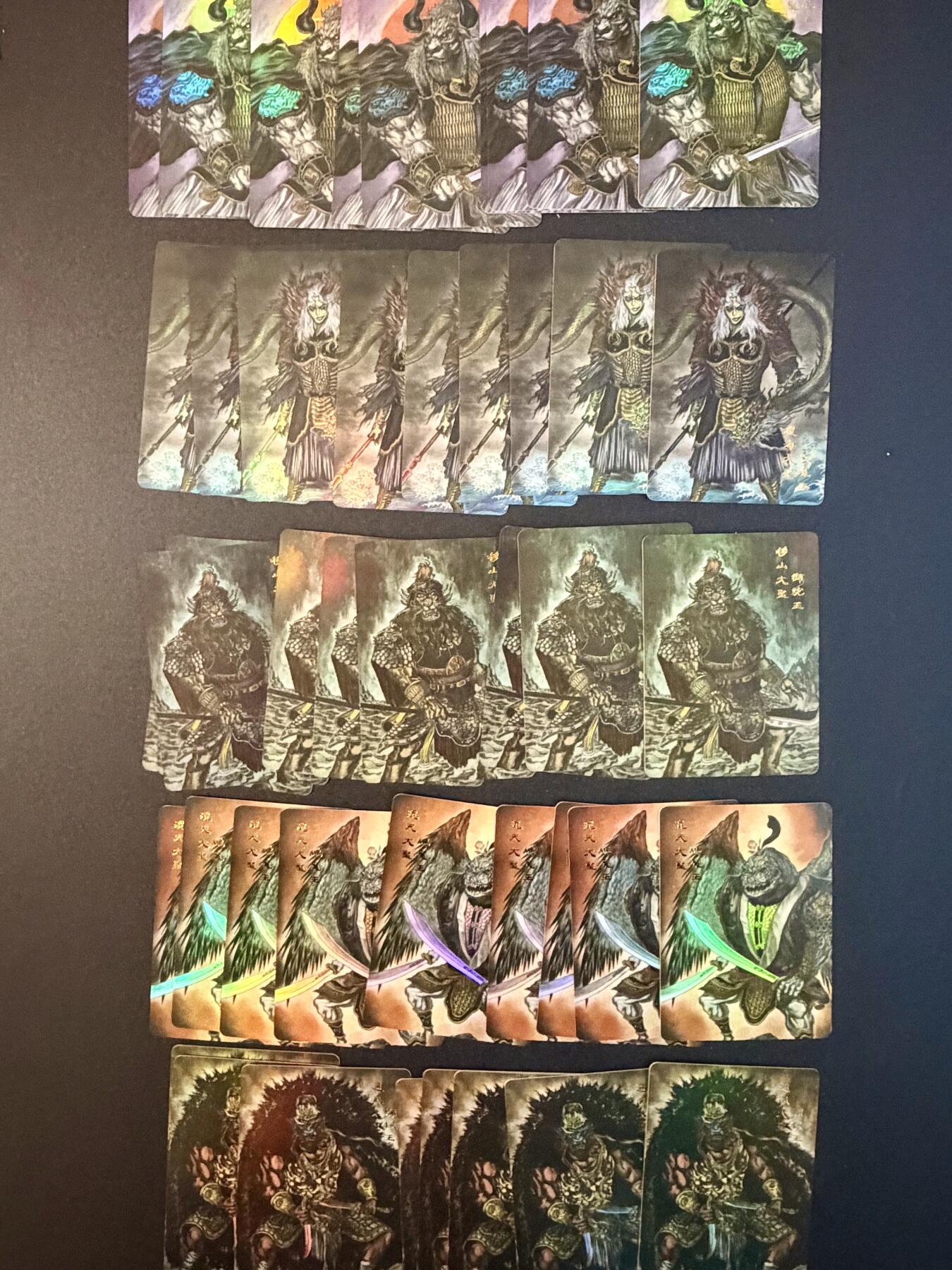 NO.21 好又多金牌大场，新店点关注不迷路！每周一站式配齐，方便凑单！（周6晚8点截拍，卖家送拍0抽成！） 燎原卡牌 西游记 五大圣 各九宫 45张 彩闪