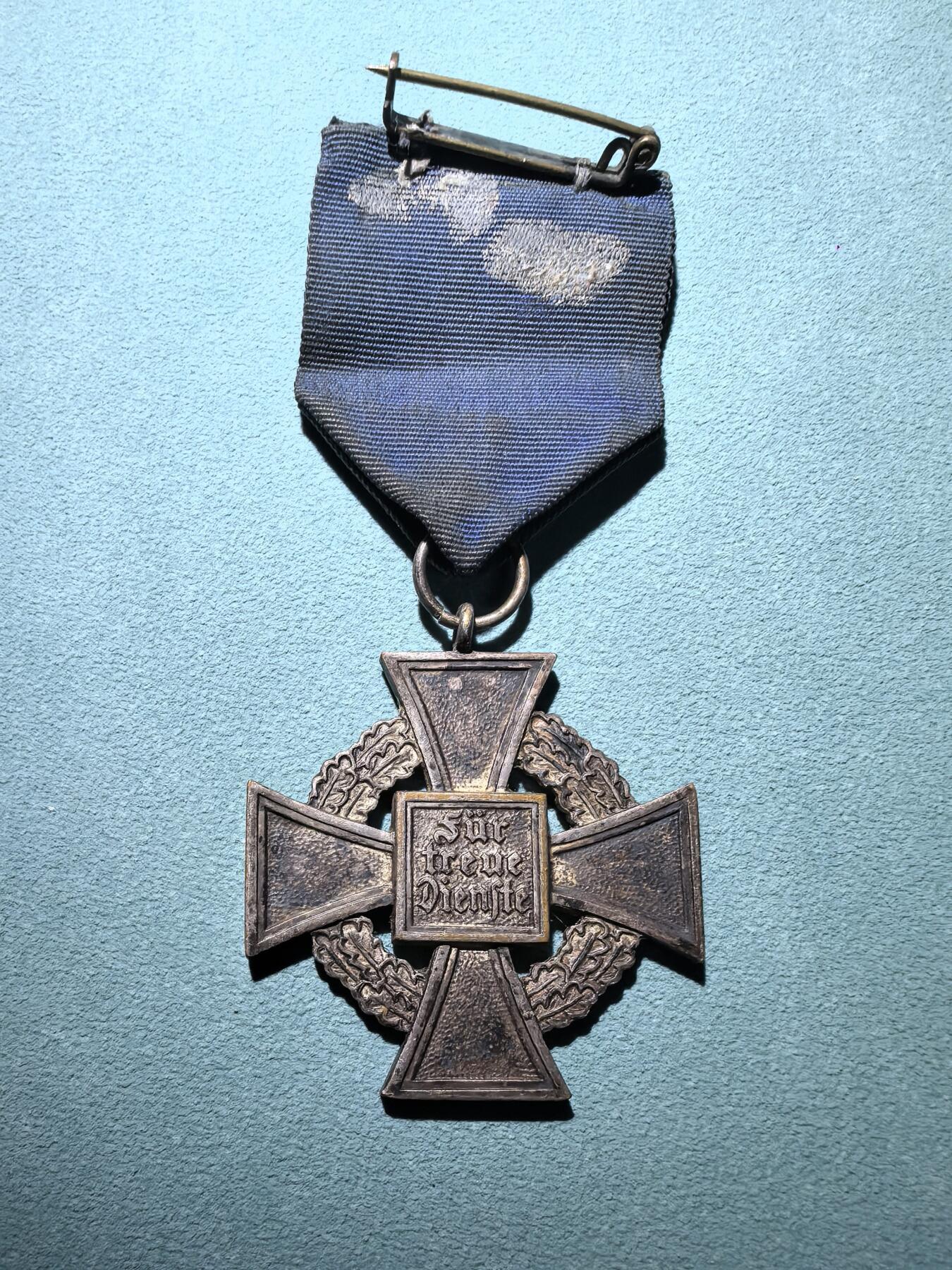 盛世勋华——号角文化勋章邮票专场拍卖第299期 德国（1939）银级忠诚服务奖章（25年）