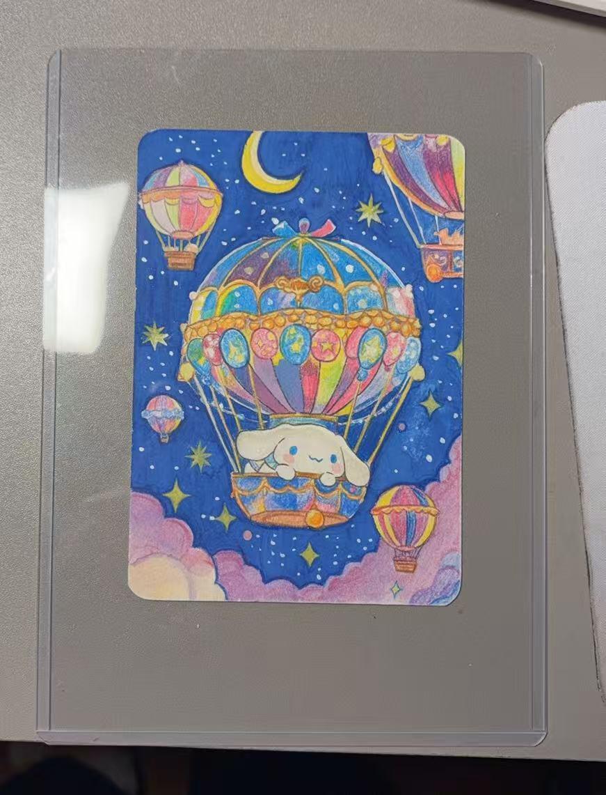 NO.21 好又多金牌大场，新店点关注不迷路！每周一站式配齐，方便凑单！（周6晚8点截拍，卖家送拍0抽成！） 【1/1手绘卡】热气球 A5尺寸【把云朵揉成棉花糖，装一囊晚风去流浪】